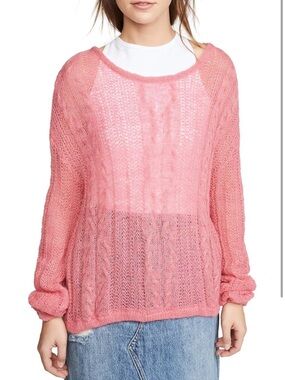 Free People Soft Knit Crewneck Sweater